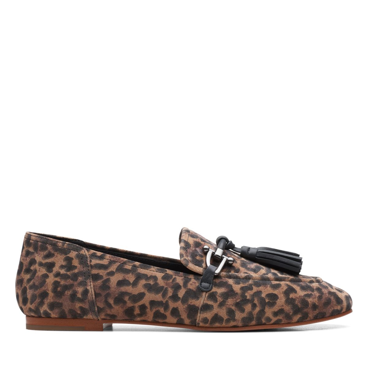 Ballerinas Clarks Pure 2 Tassel Mujer Leopardo | 97291185