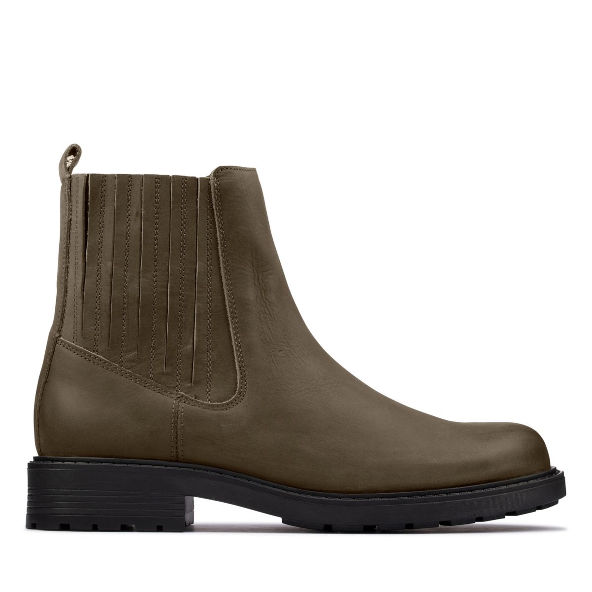 Botas Chelsea Clarks Orinoco 2 Mid Mujer Verde Oscuro Oliva | 79228299