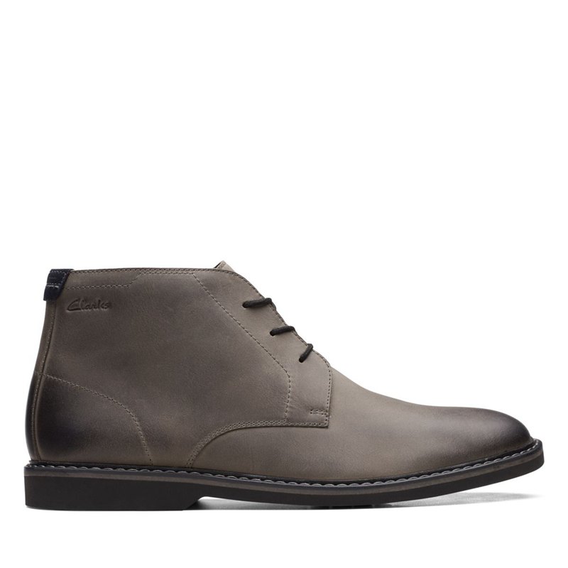 Botas De Desierto Clarks Atticus LT Mid Hombre Gris Oscuro | 9200038