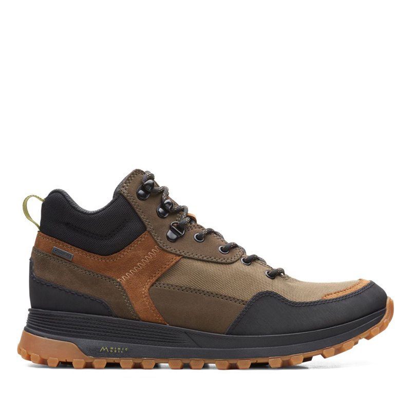 Botines Clarks ATL Trek Hi GORE-TEX Hombre Verde Oscuro Oliva | 88245879