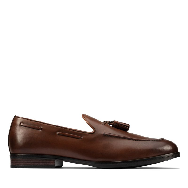 Loafers Clarks Citi Stride Slip Hombre Marrones | 35374573