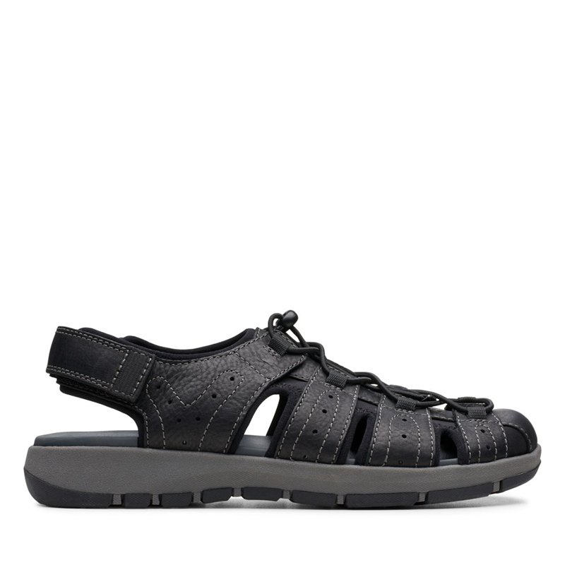 Sandalias Clarks Brixby Cove Hombre Negras | 24024911