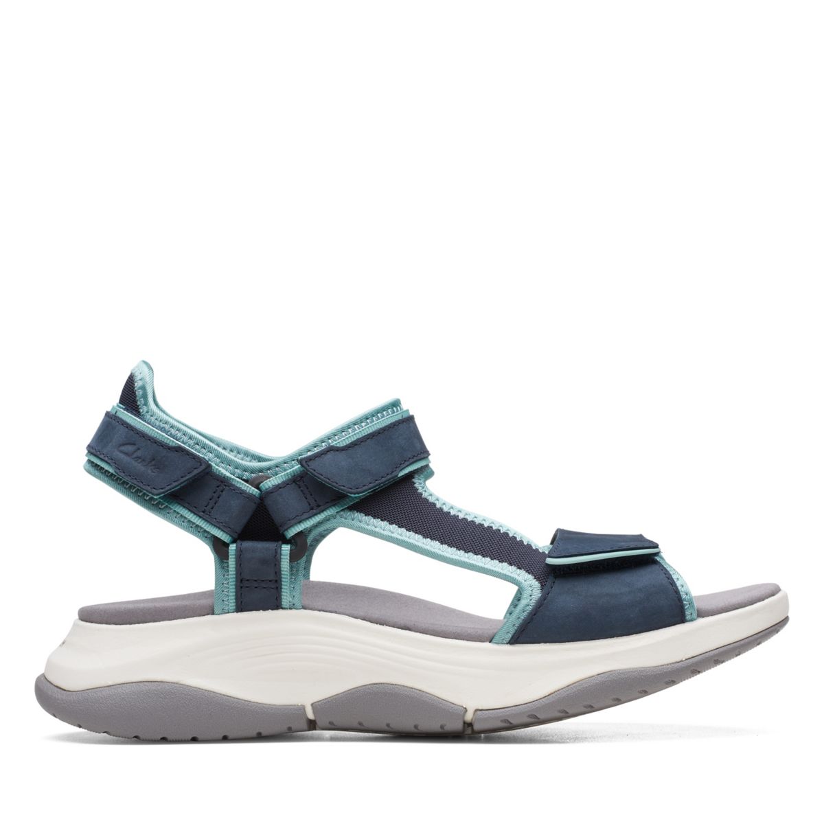 Sandalias Clarks Wave 2.0 Skip Mujer Azul Marino | 96017954