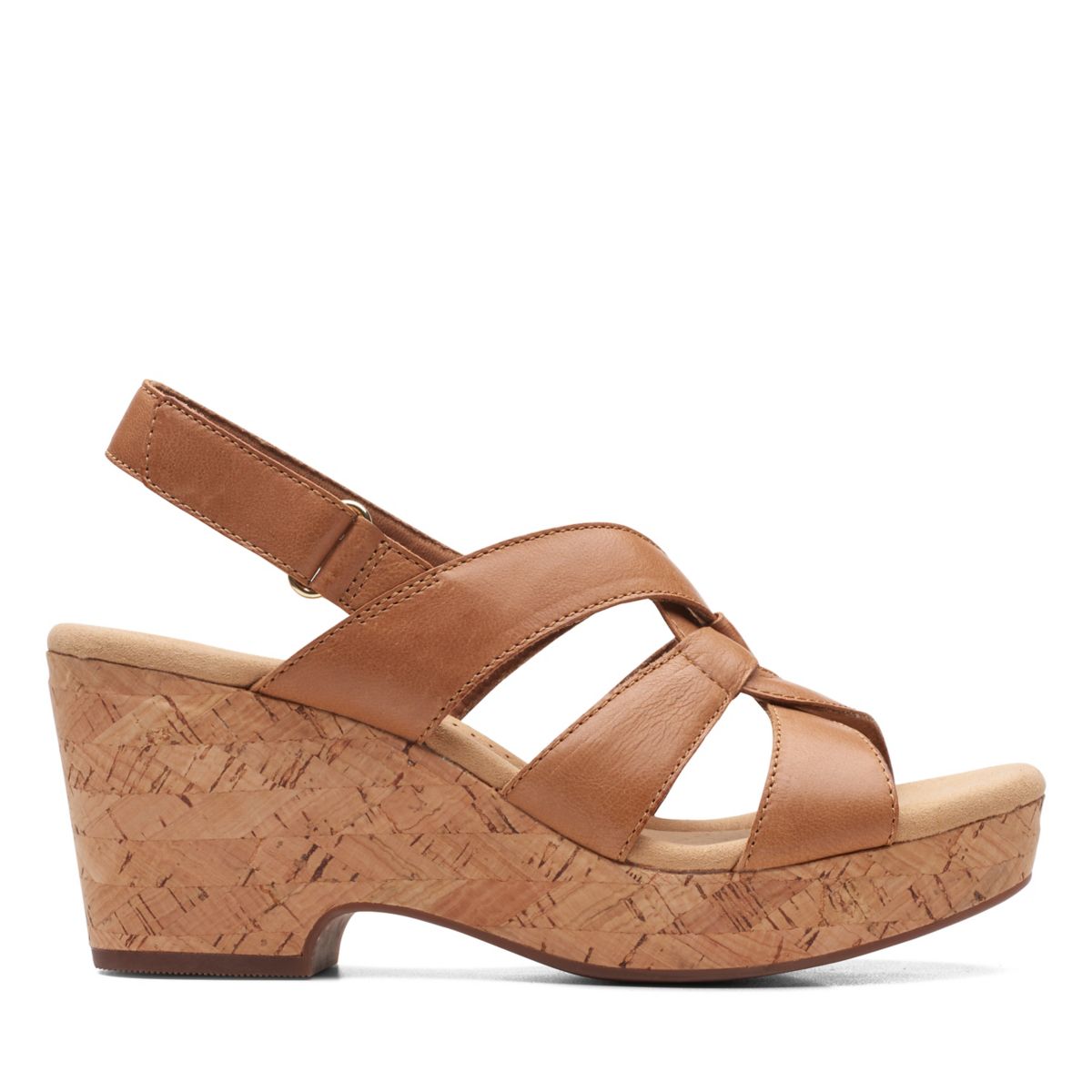 Sandalias Cuña Clarks Giselle Beach Mujer Marrones | 95328261