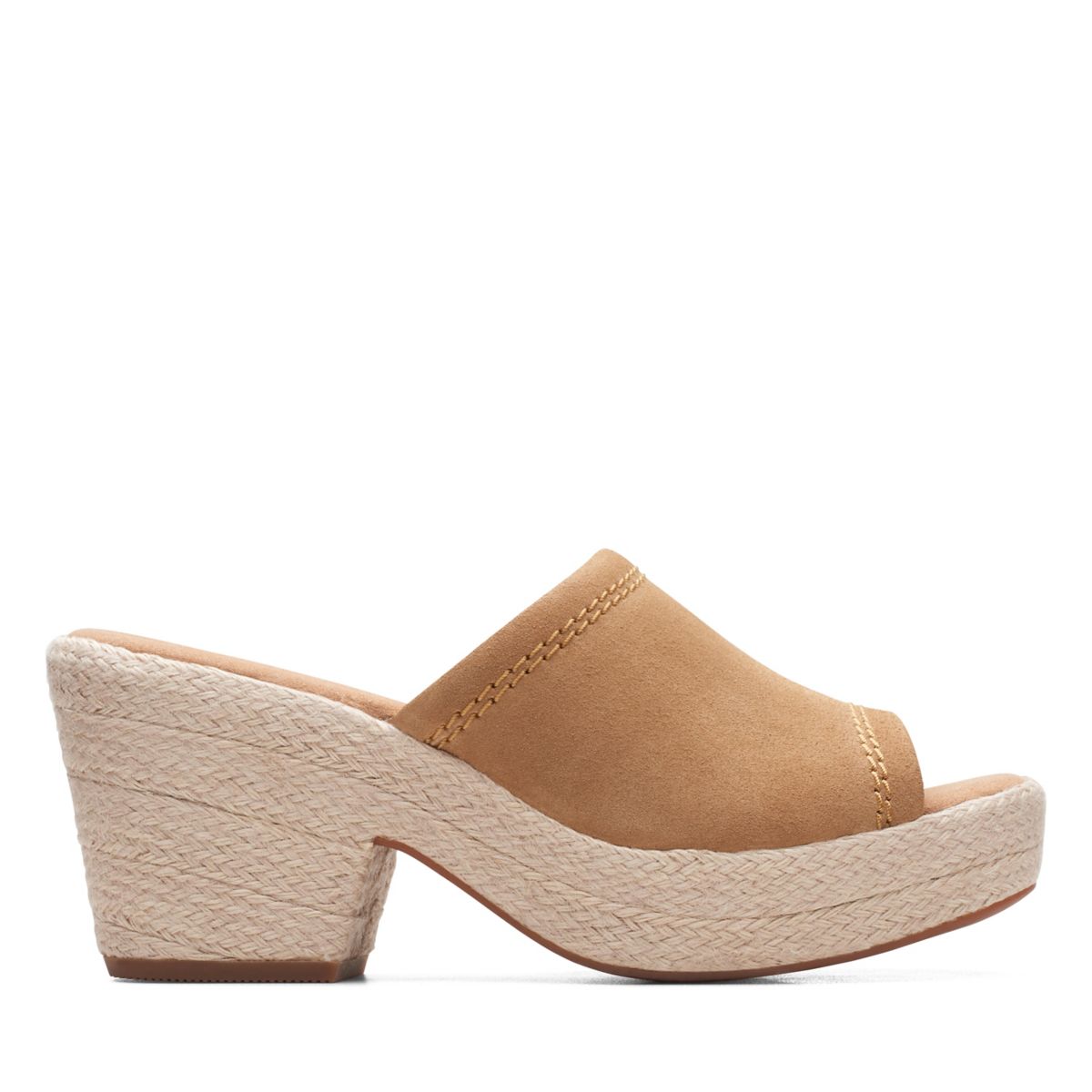 Sandalias Cuña Clarks Maritsa 70 Mujer Marrones Claro | 9578510