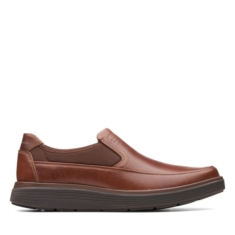 Slip On Clarks Un Abode Go Hombre Marrones Oscuro | 47738502