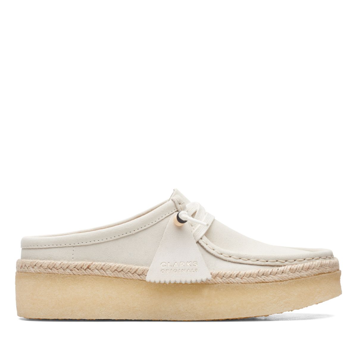 Wallabee Clarks Original Cup Lo Mujer Blancas | 743791