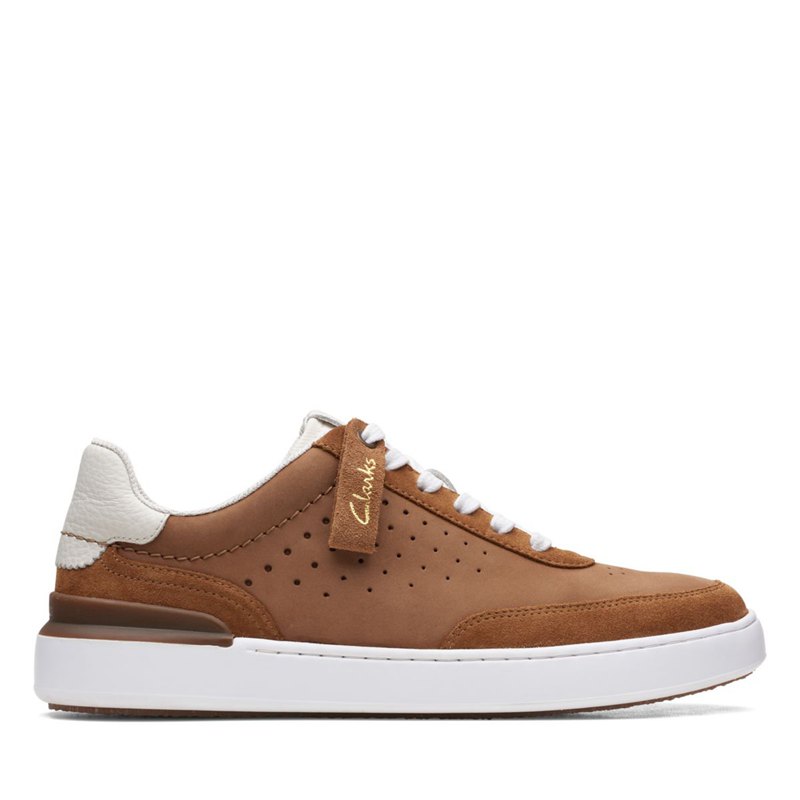 Zapatillas Clarks Court Lite Tor Hombre Marrones | 51840280