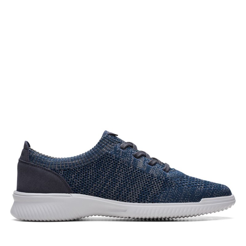 Zapatillas Clarks Donaway Knit Hombre Azul Marino | 57179639