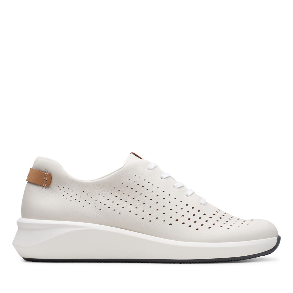 Zapatillas Clarks Un Rio Tie Mujer Blancas | 26353762