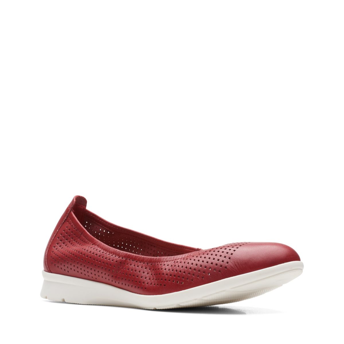 Ballerinas Clarks Jenette Ease Mujer Rojas | 43648093