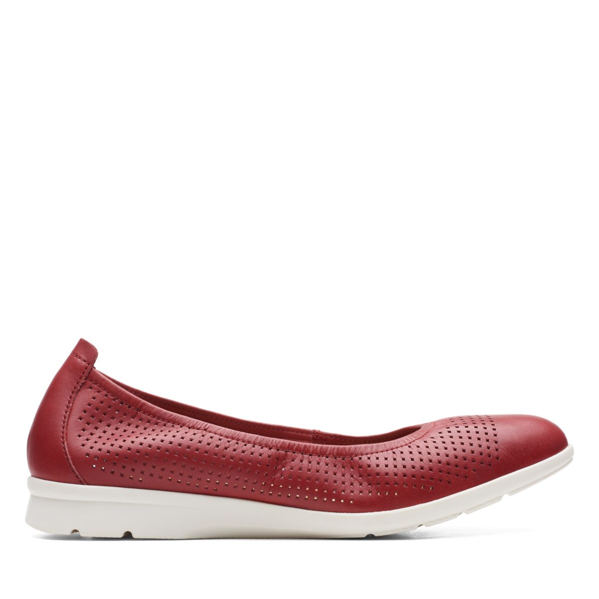 Ballerinas Clarks Jenette Ease Mujer Rojas | 43648093