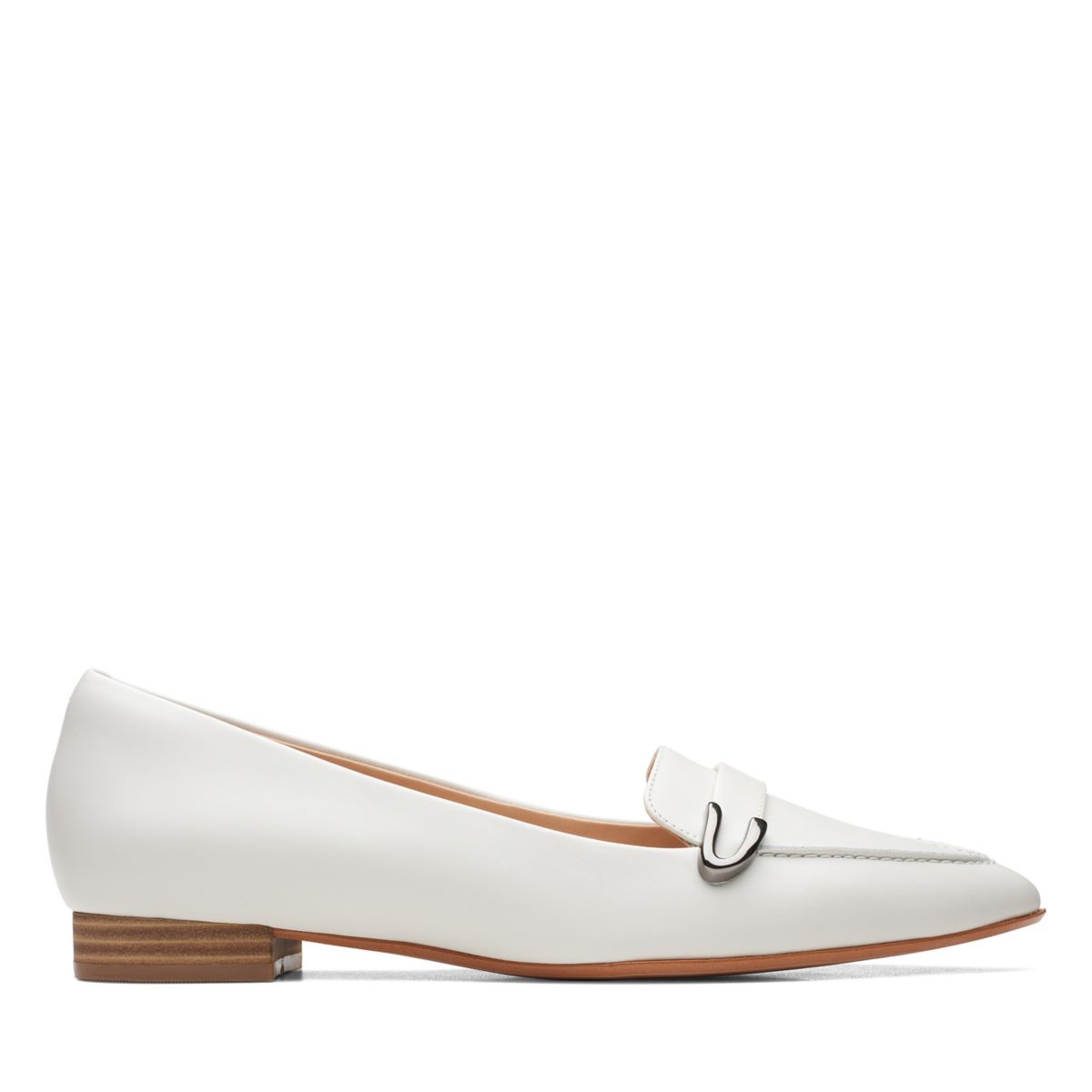 Ballerinas Clarks Laina 15 Hebilla Mujer Blancas | 13044619