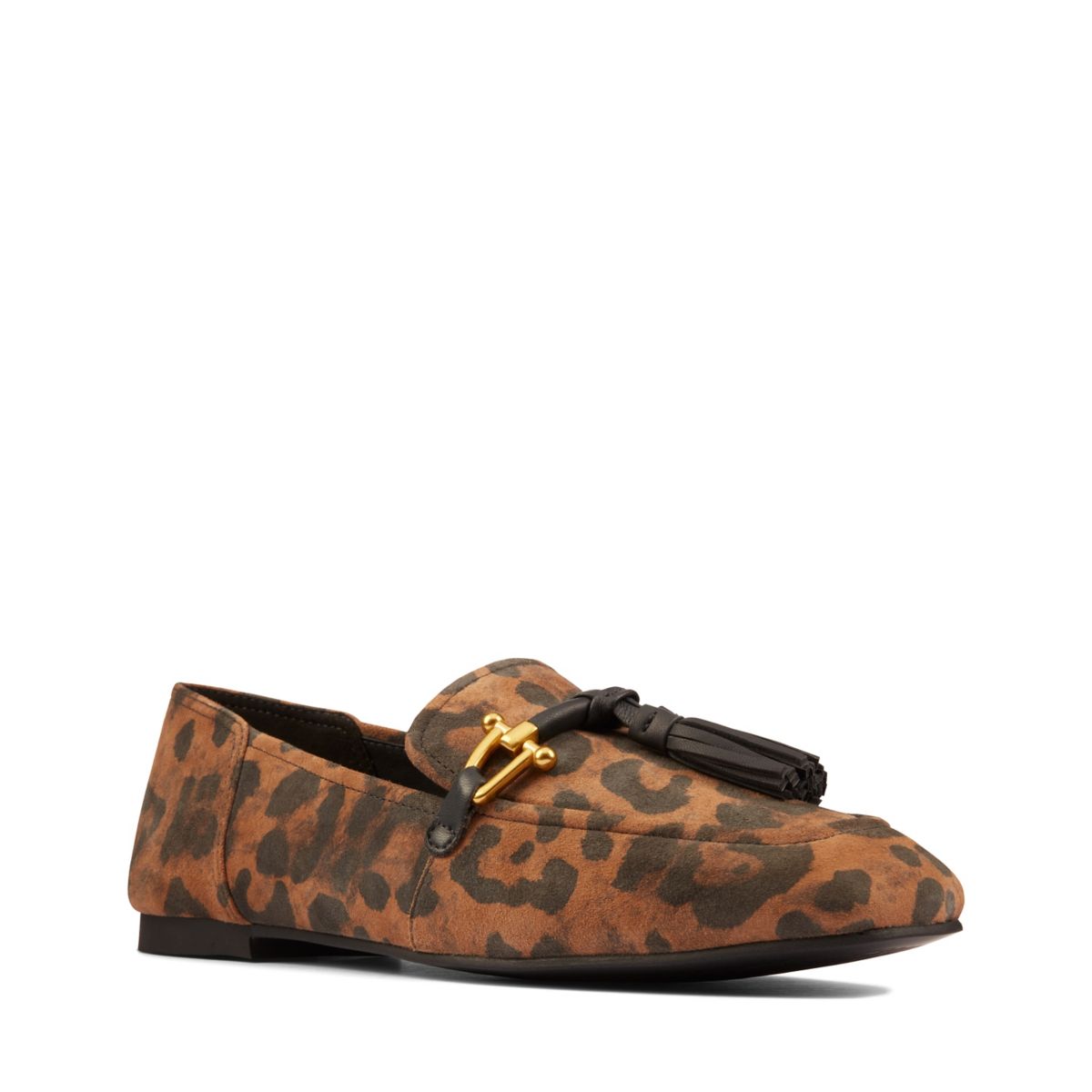 Ballerinas Clarks Pure 2 Tassel Mujer Leopardo | 42259217