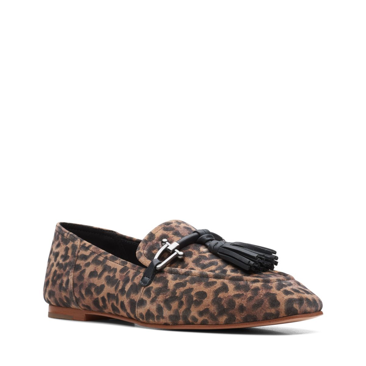 Ballerinas Clarks Pure 2 Tassel Mujer Leopardo | 97291185