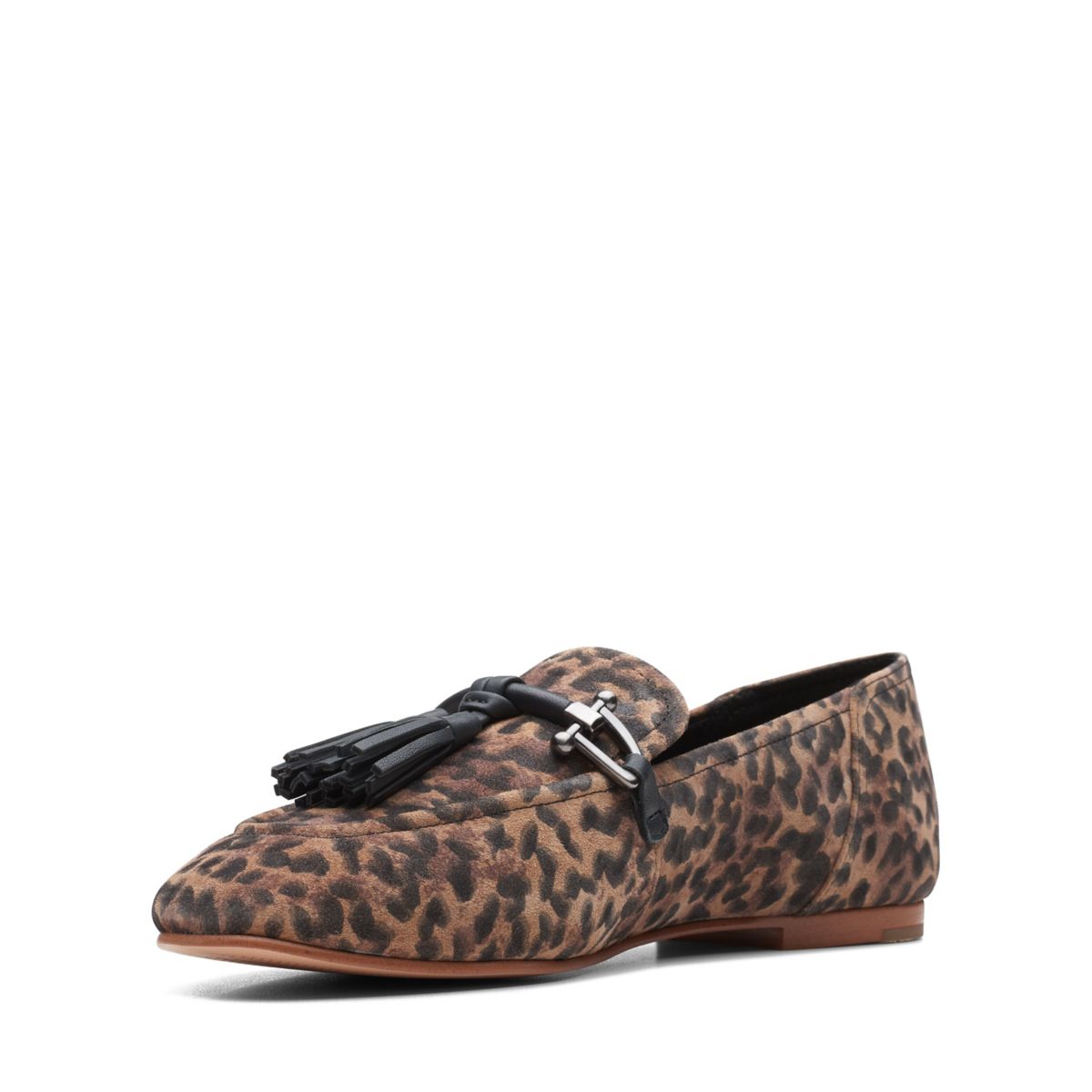 Ballerinas Clarks Pure 2 Tassel Mujer Leopardo | 97291185