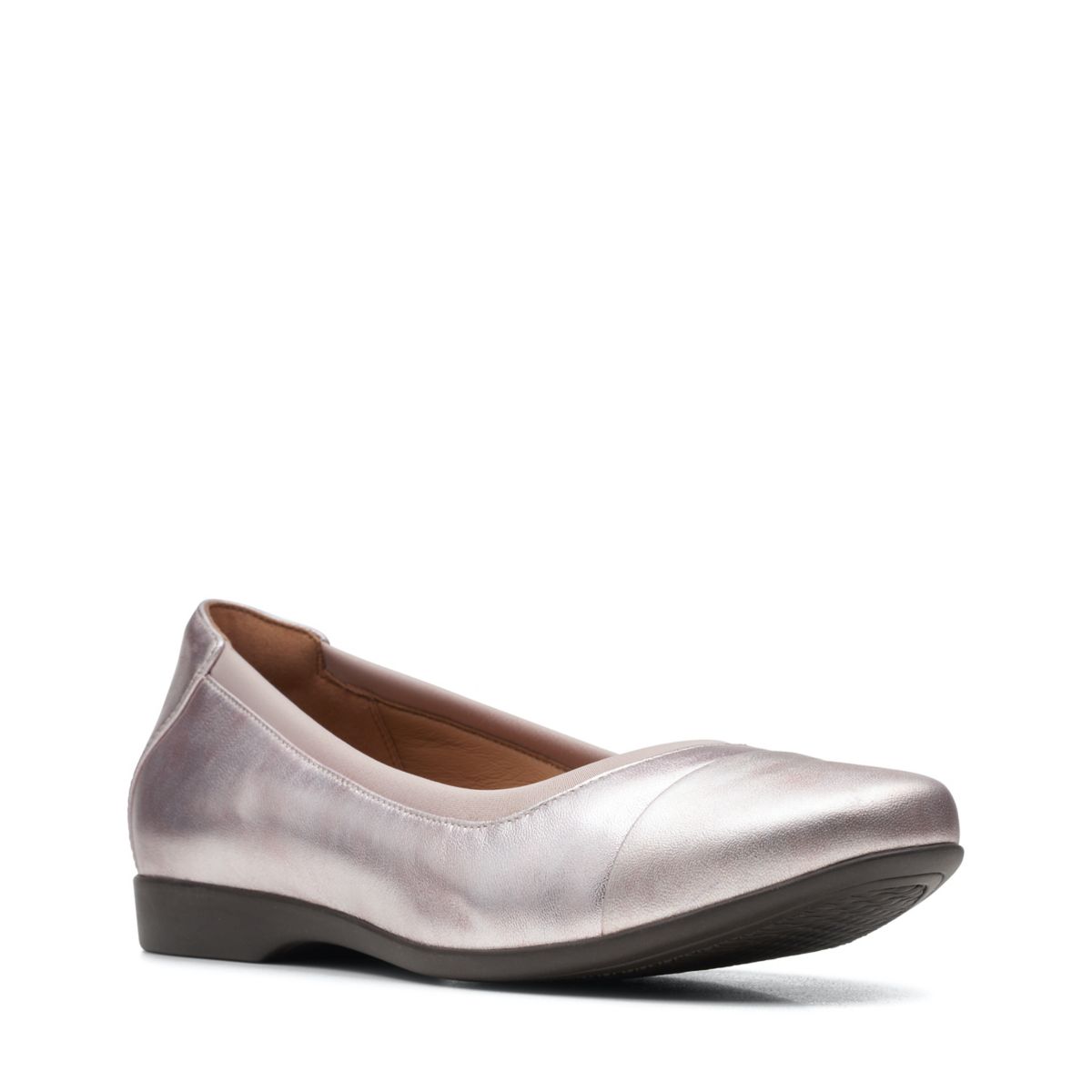 Ballerinas Clarks Un Darcey Cap 2 Mujer Plateadas | 80354105