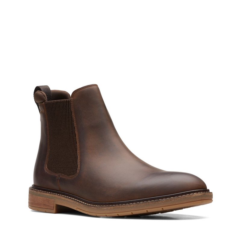 Botas Chelsea Clarks Clarkdale Hall Hombre Marrones | 88624139