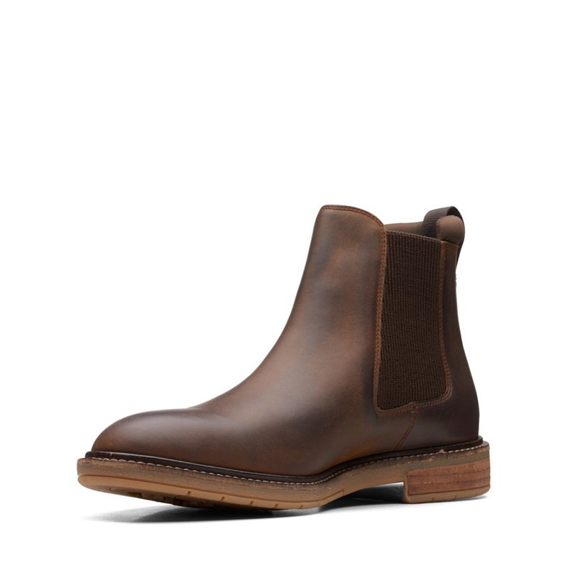 Botas Chelsea Clarks Clarkdale Hall Hombre Marrones | 88624139