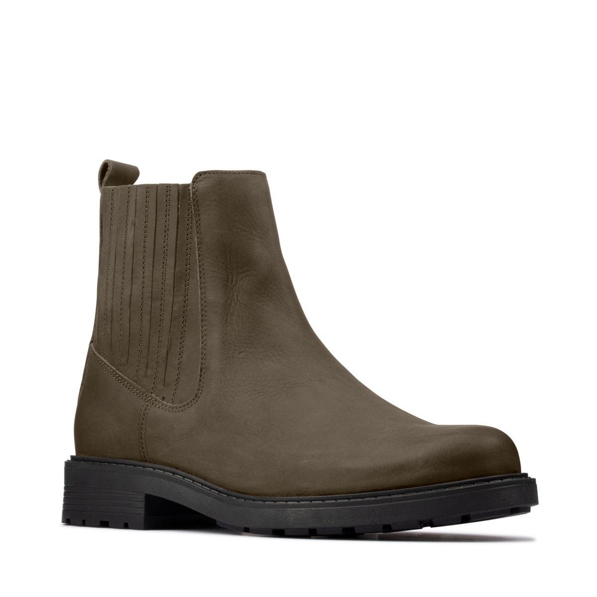 Botas Chelsea Clarks Orinoco 2 Mid Mujer Verde Oscuro Oliva | 79228299