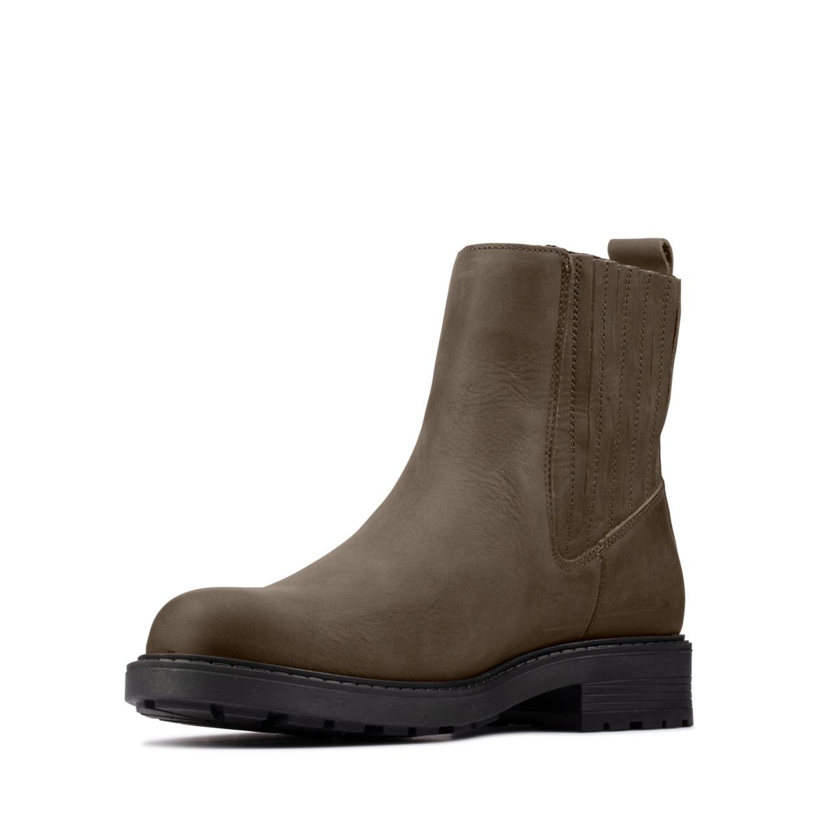 Botas Chelsea Clarks Orinoco 2 Mid Mujer Verde Oscuro Oliva | 79228299