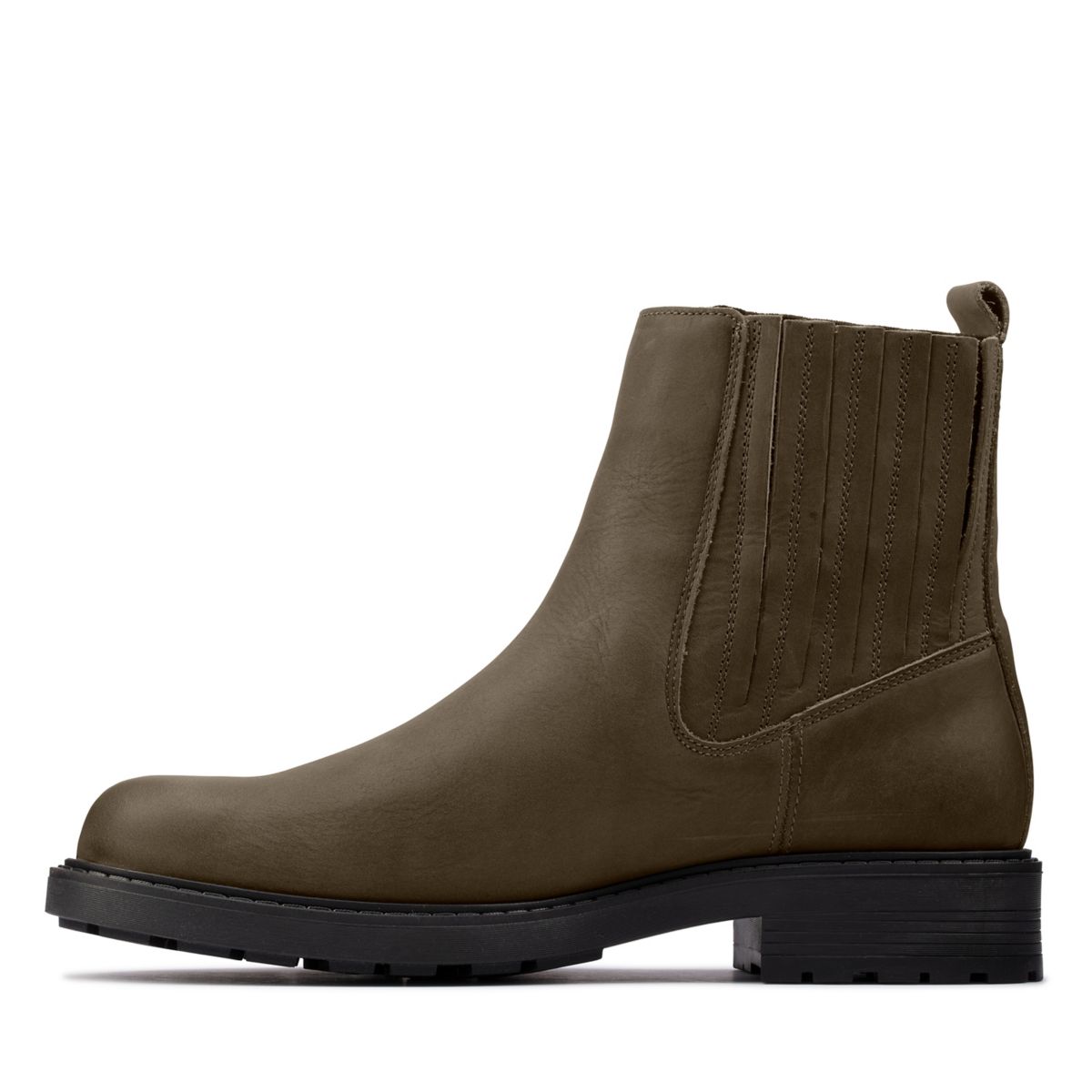 Botas Chelsea Clarks Orinoco 2 Mid Mujer Verde Oscuro Oliva | 79228299