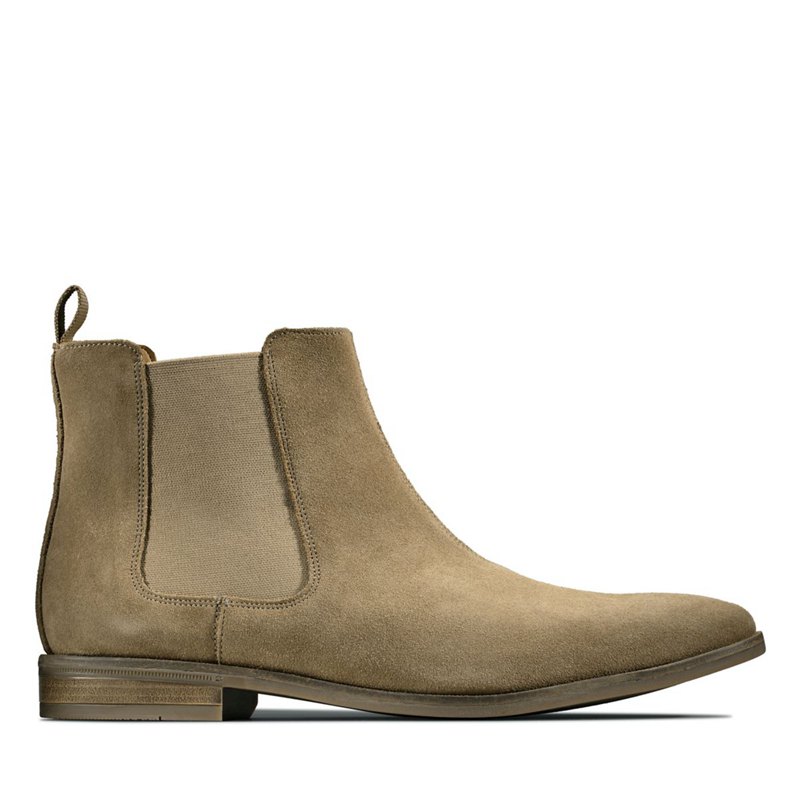 Botas Chelsea Clarks Stanford Top Hombre Marrones | 70726440