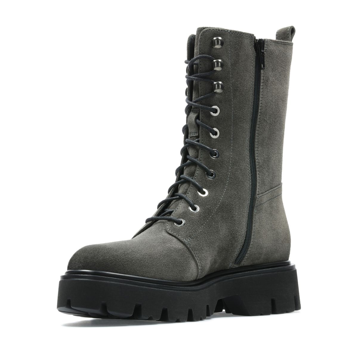 Botas Clarks Motive Encaje 2 Mujer Gris Oscuro | 86130458