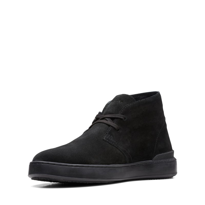 Botas De Desierto Clarks Court Lite Hombre Negras | 91799571