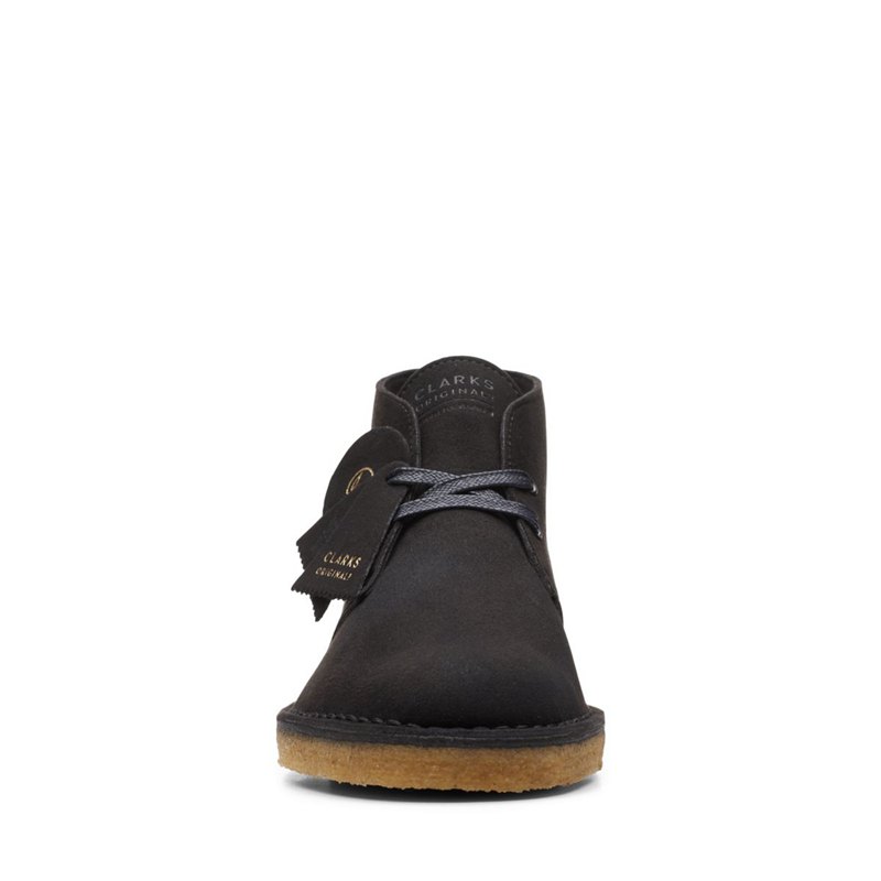 Botas De Desierto Clarks Originales Hombre Negras | 44958249