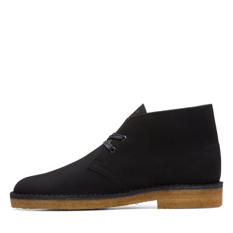 Botas De Desierto Clarks Originales Hombre Negras | 44958249