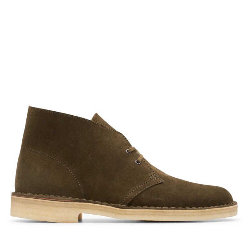 Botas De Desierto Clarks Originales Hombre Verde Oscuro Oliva | 45422138