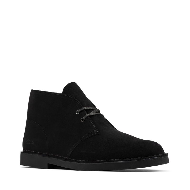 Botas De Desierto Clarks Originales Hombre Negras | 56589900