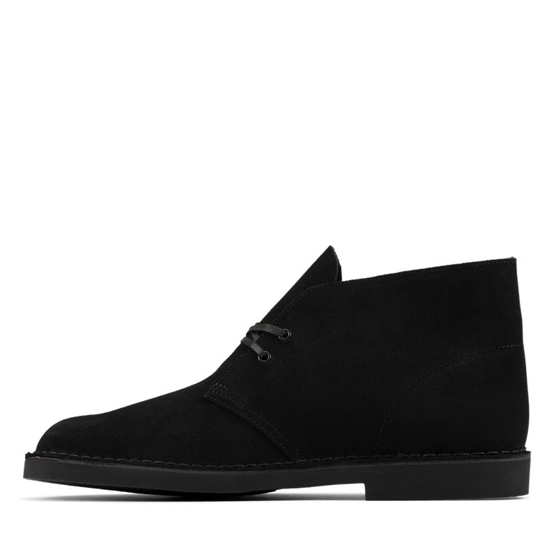 Botas De Desierto Clarks Originales Hombre Negras | 56589900