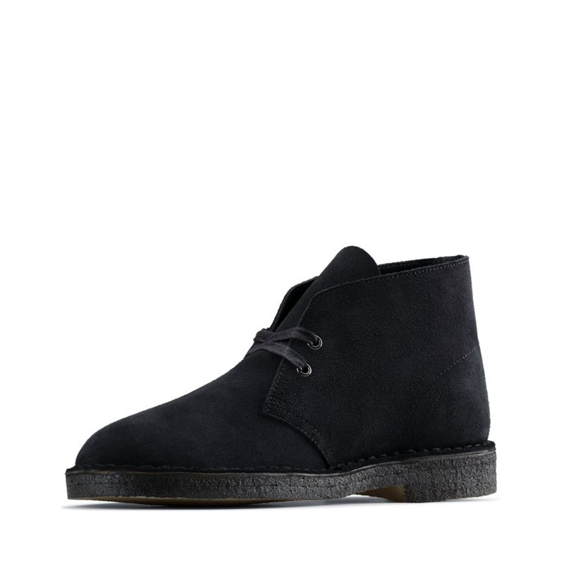 Botas De Desierto Clarks Originales Hombre Azul Marino | 71693836