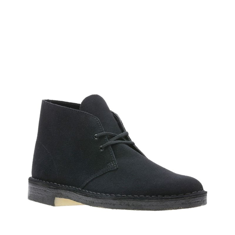 Botas De Desierto Clarks Originales Hombre Negras | 79114266