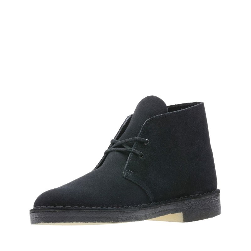 Botas De Desierto Clarks Originales Hombre Negras | 79114266