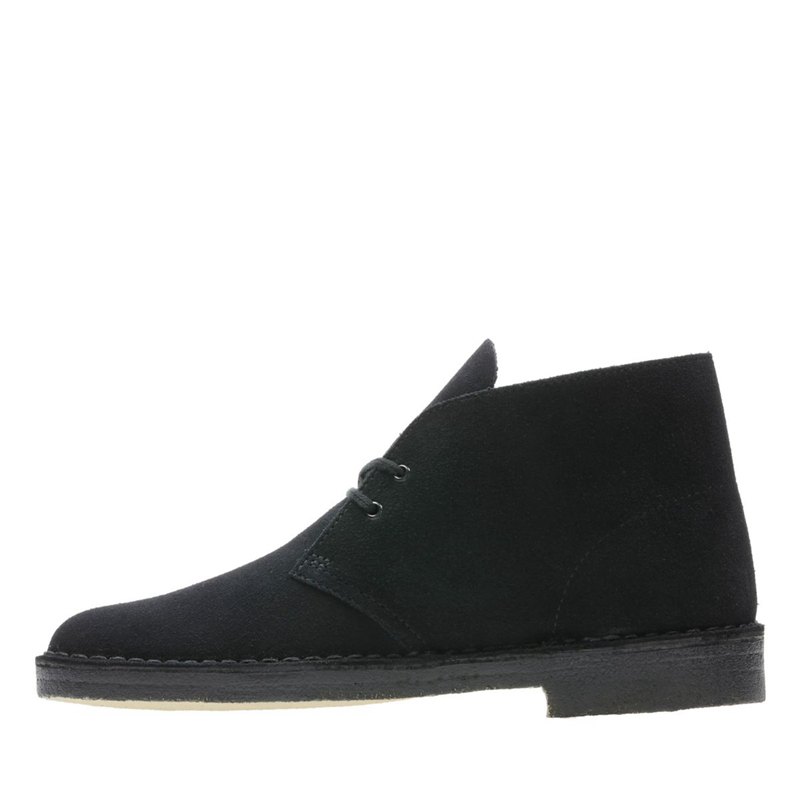 Botas De Desierto Clarks Originales Hombre Negras | 79114266