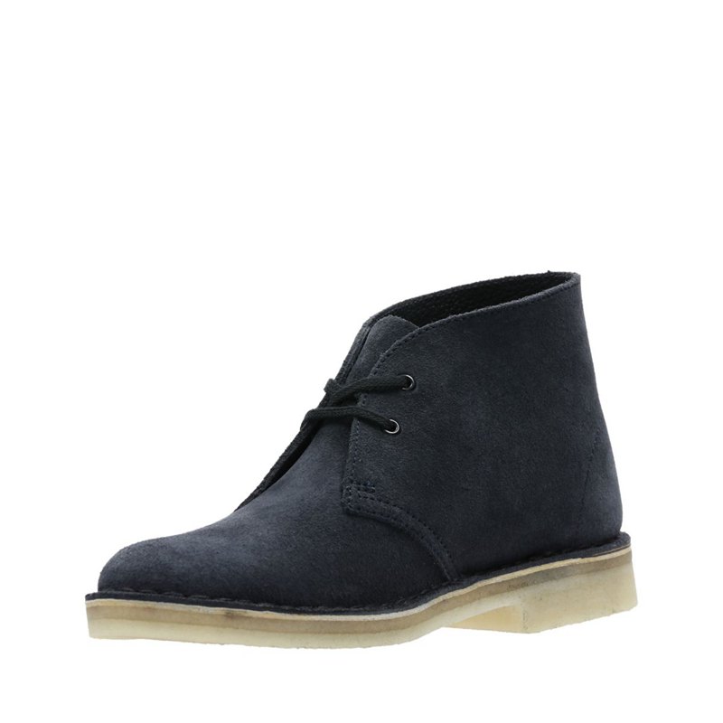 Botas De Desierto Clarks Originales Hombre Azul Marino | 84718277