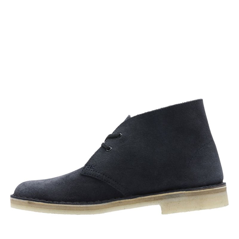 Botas De Desierto Clarks Originales Hombre Azul Marino | 84718277