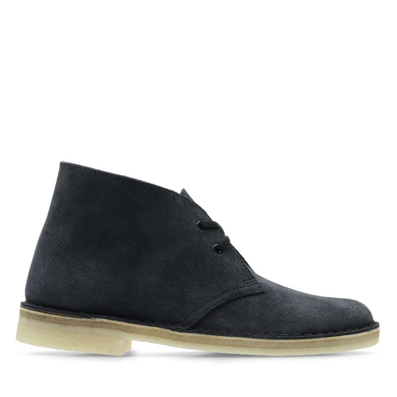 Botas De Desierto Clarks Originales Hombre Azul Marino | 84718277