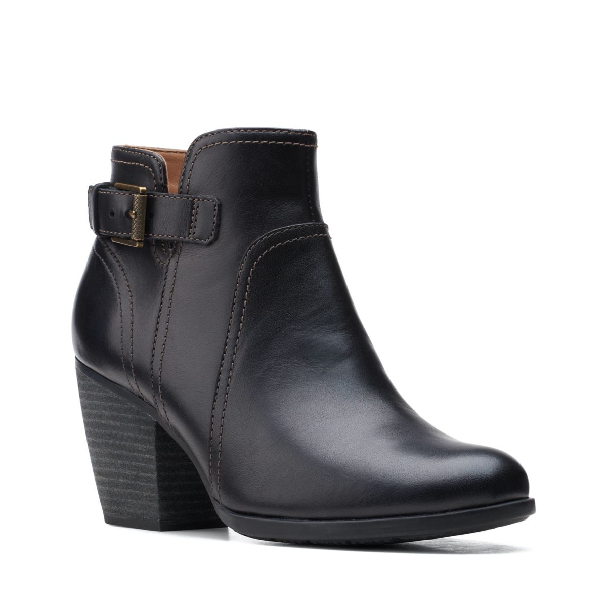 Botas De Tacón Clarks Bergen Vibe Mujer Negras | 94618434