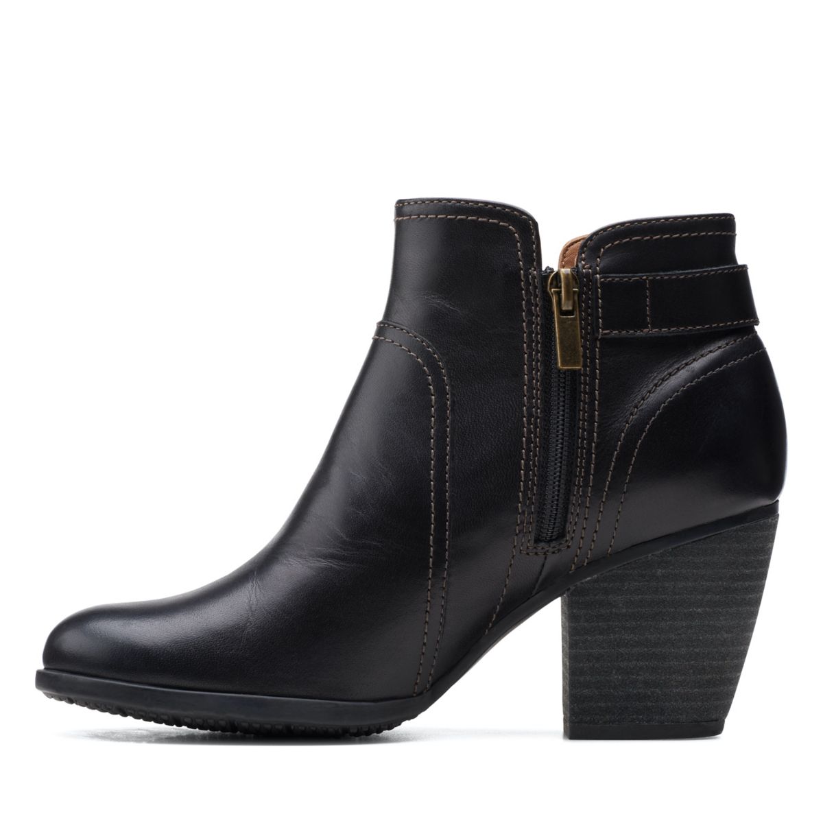 Botas De Tacón Clarks Bergen Vibe Mujer Negras | 94618434