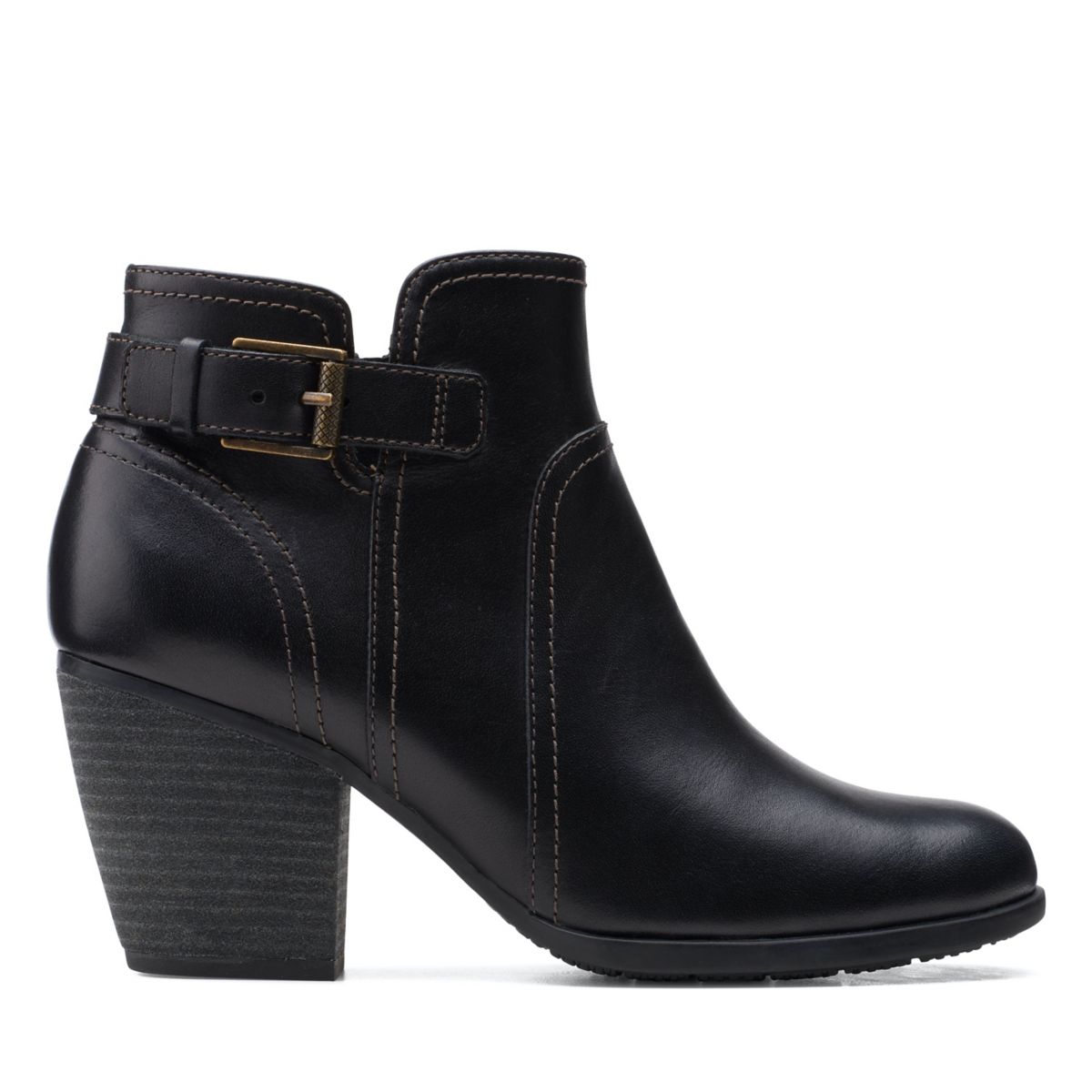 Botas De Tacón Clarks Bergen Vibe Mujer Negras | 94618434