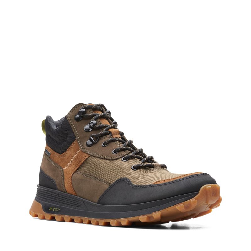 Botines Clarks ATL Trek Hi GORE-TEX Hombre Verde Oscuro Oliva | 88245879