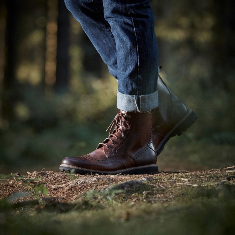 Botines Clarks Batcombe Lord Hombre Marrones Oscuro | 94530427