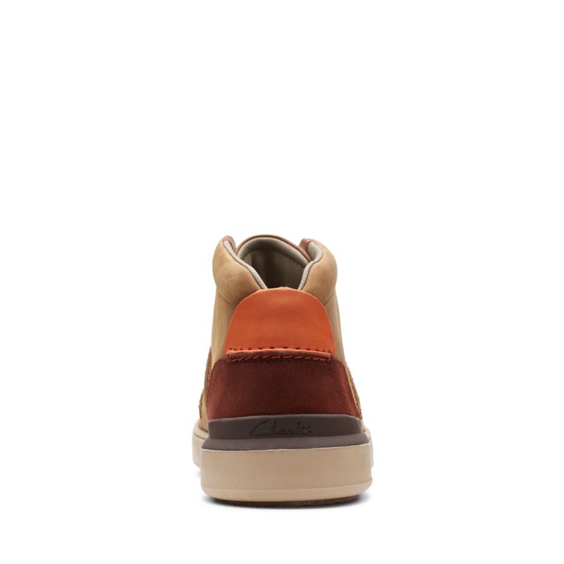 Botines Clarks Court Lite Hi Hombre Marrones Oscuro | 3583670