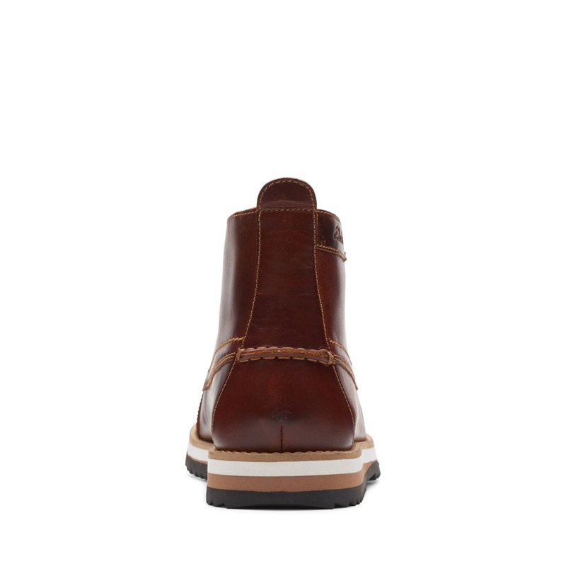 Botines Clarks Durston Mid Hombre Marrones | 64164913