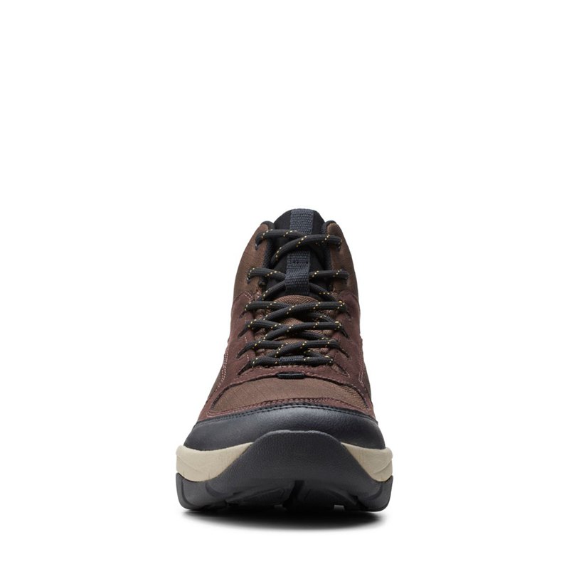 Botines Clarks Ervin Mid Hombre Marrones | 72159138