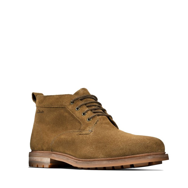 Botines Clarks Foxwell Mid Hombre Marrones | 16130925